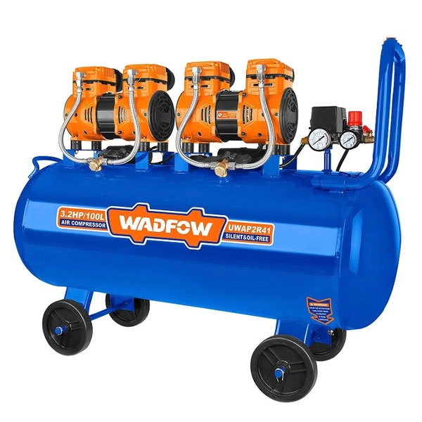 Máy nén khí không dầu Wadfow WAP2R41 - 2.400W, 100 lít