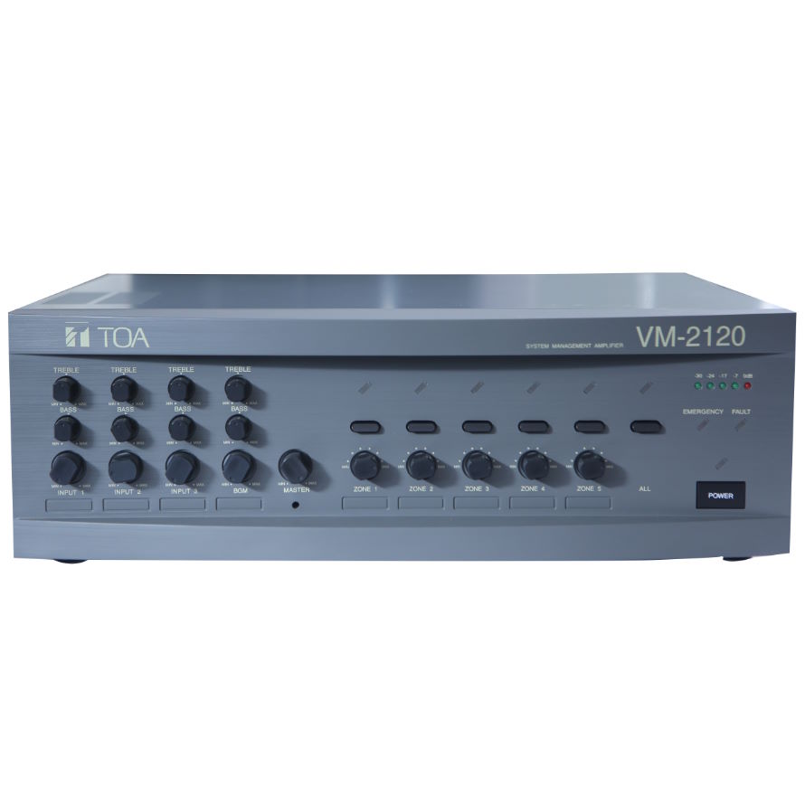 Tăng âm truyền thanh 120w TOA VM 2120