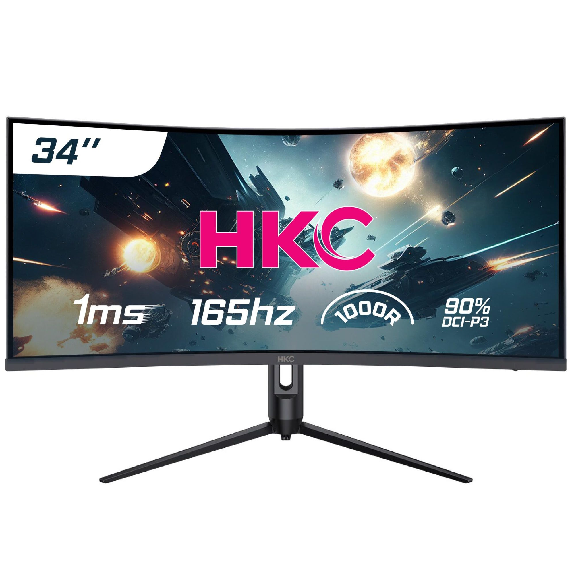 Màn hình cong 34″ HKC MG34H18Q