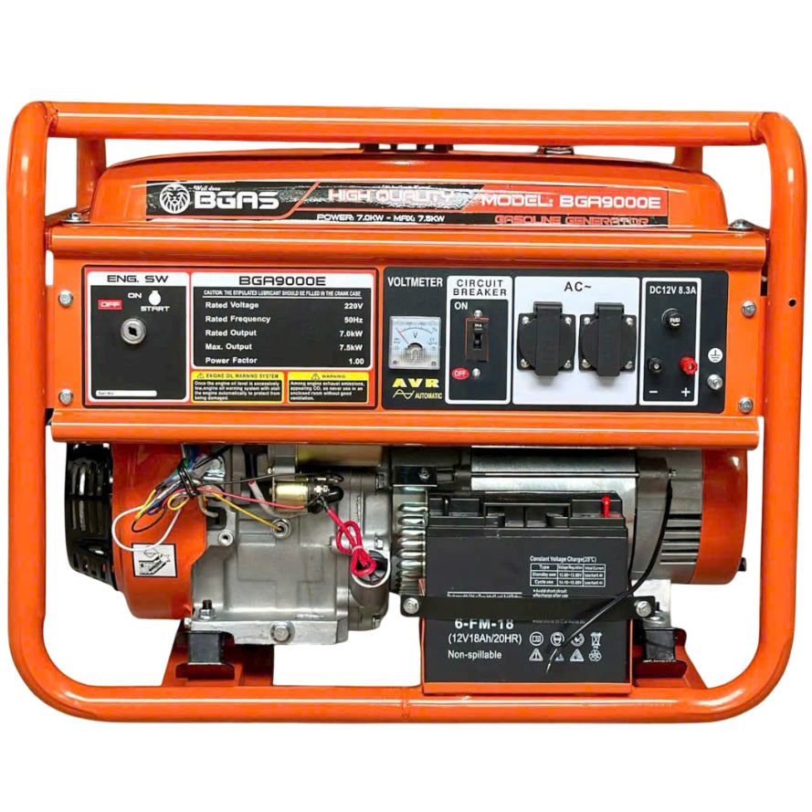 Máy phát điện chạy xăng BGAS BGA9000E (7KW)