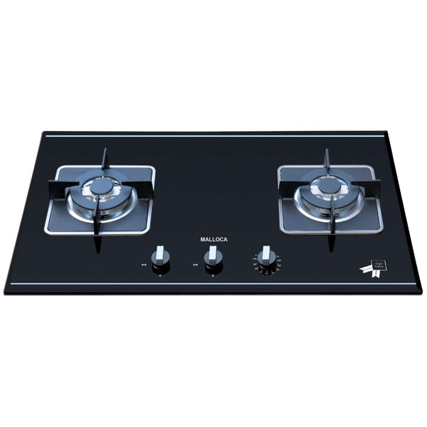 Bếp gas âm 2 vùng nấu Malloca AS 9402B