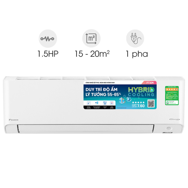 Điều hòa 2 chiều Daikin 12.000BTU FTXM35XVMV