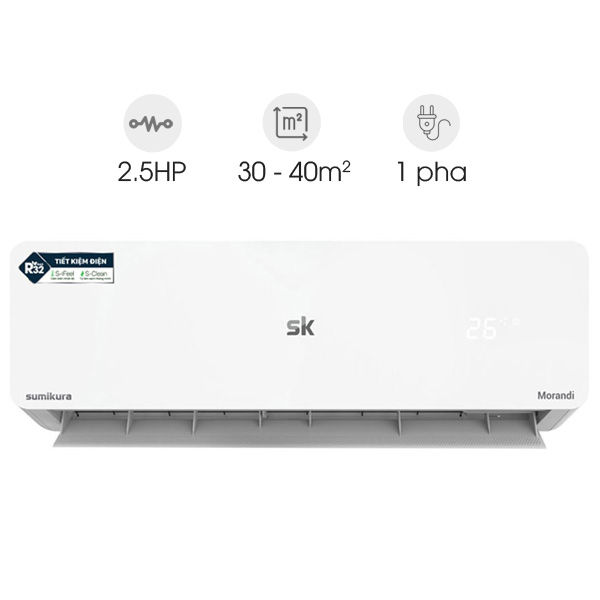 Điều hòa Sumikura 2 chiều 24.000 Btu APS/APO-H240/Morandi