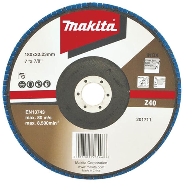 Đĩa nhám xếp 180mm Makita D-63828