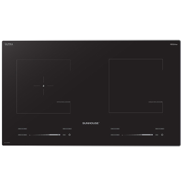 Bếp đôi điện từ hồng ngoại Sunhouse SHB82311