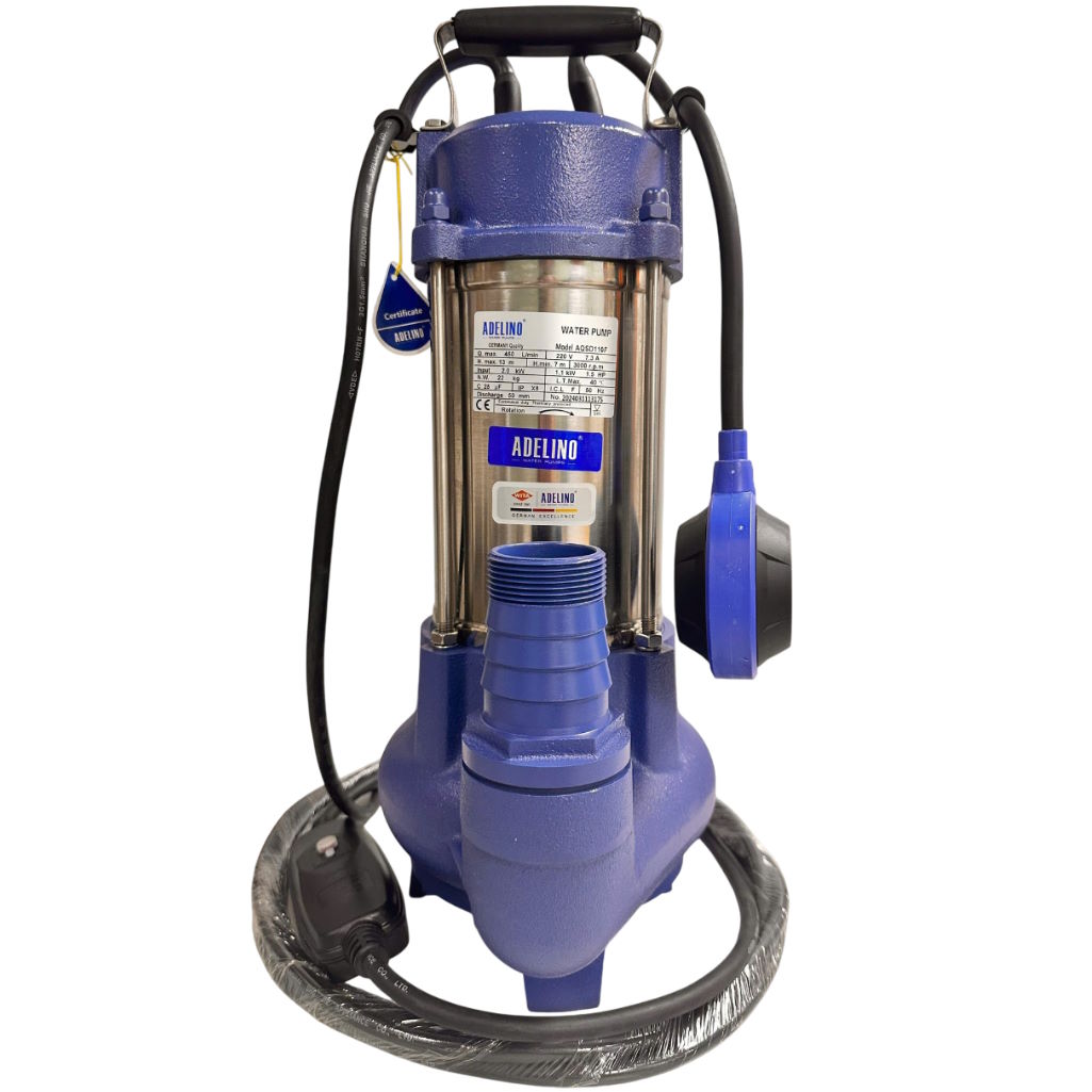 Máy bơm chìm nước thải Adelino AQSD110F (1.5HP)