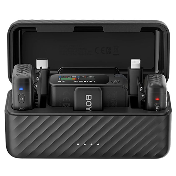 Micro không dây Boyami 2-01 - Màu đen