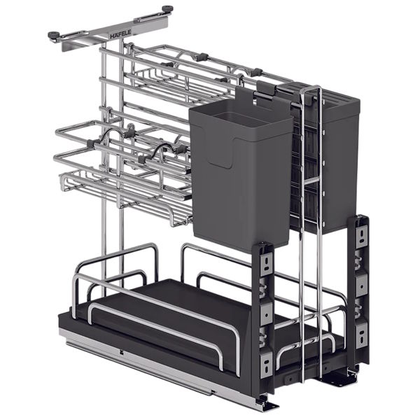 Rổ gia vị dao thớt Omero SUS304 Ovan 300mm (547.11.003)