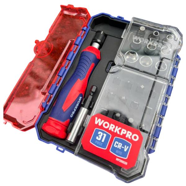 Bộ tua vít và đầu vặn Workpro WP200539