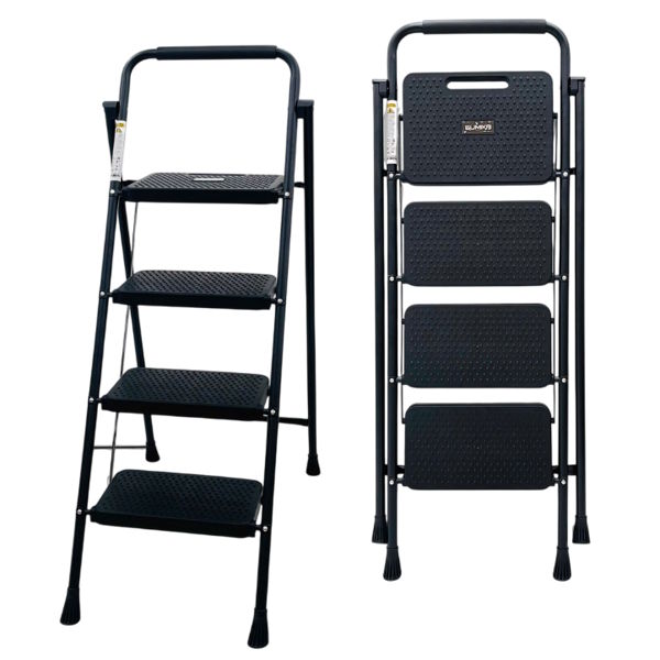 Thang ghế gia đình 4 bậc Sumika A204 (Màu đen, cao 91cm)