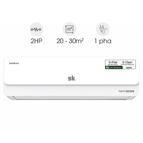 Điều hòa Sumikura Inverter 2 chiều 18.000 BTU APS/APO-H180/TOKYO