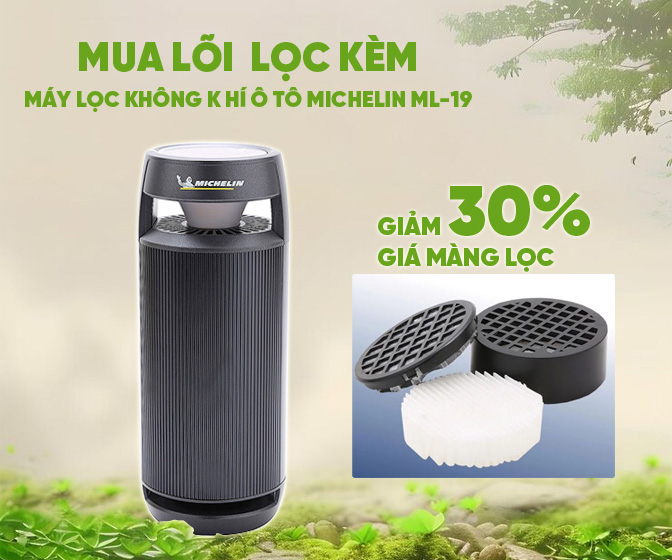 Mua màng lọc kèm máy lọc không khí giảm giá 30% cho màng lọc