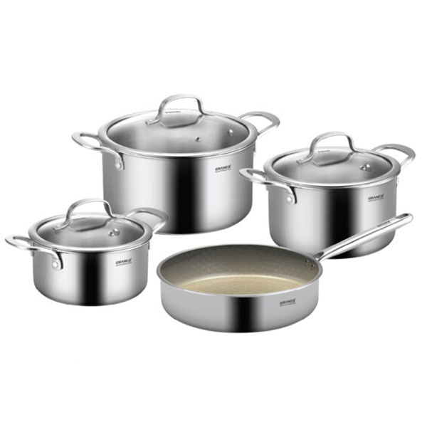 Bộ nồi chảo cao cấp GrandX GX801 PREMIUM