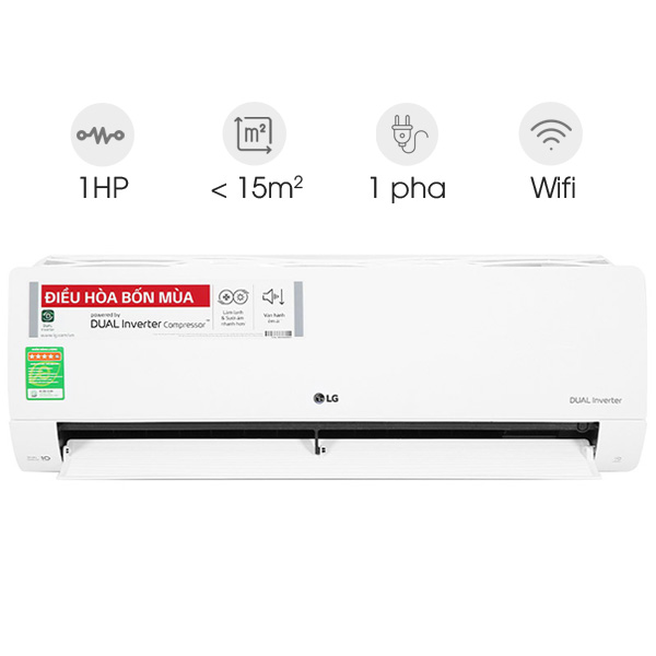 Máy lạnh 2 chiều LG Inverter 1 HP B10END1