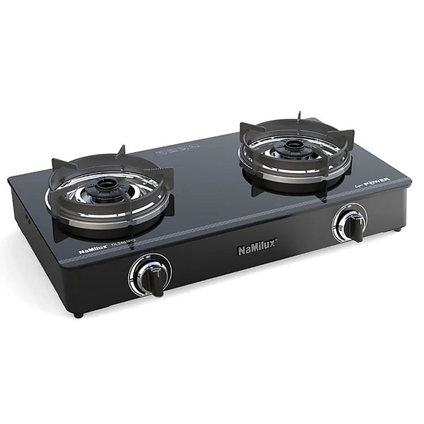 Bếp gas đôi kính cường lực công suất cao NaMilux DL2463PG