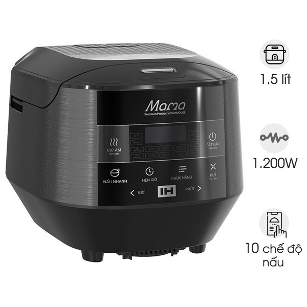 Nồi cơm điện cao tần Sunhouse Mama SHD8858 - 1.5 lít