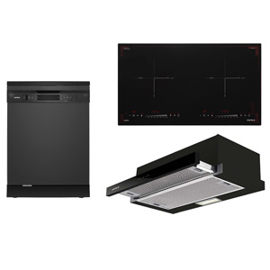 Combo máy rửa bát HDW-F605B, bếp từ HC-I2732A, máy hút mùi HH-TT70A Hafele