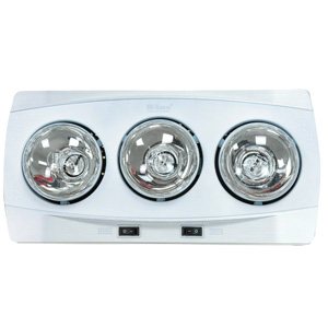 Đèn sưởi nhà tắm hồng ngoại Hans 3 bóng H3B