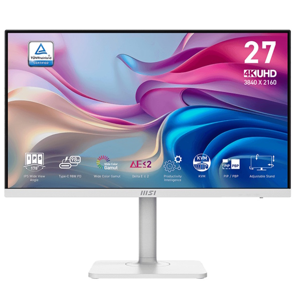 Màn hình MSI Modern MD272UPHW (27 inch / 4K / IPS / 60Hz / USB-C 98W / Loa)