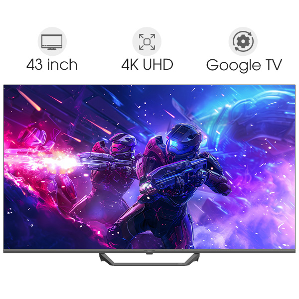 Google Tivi Aqua QLED 4K 43 inch AQT43S80EUX
