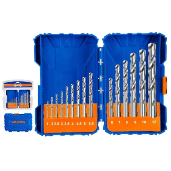 Bộ 15 mũi khoan kim loại HSS M2 Wadfow WTD6525