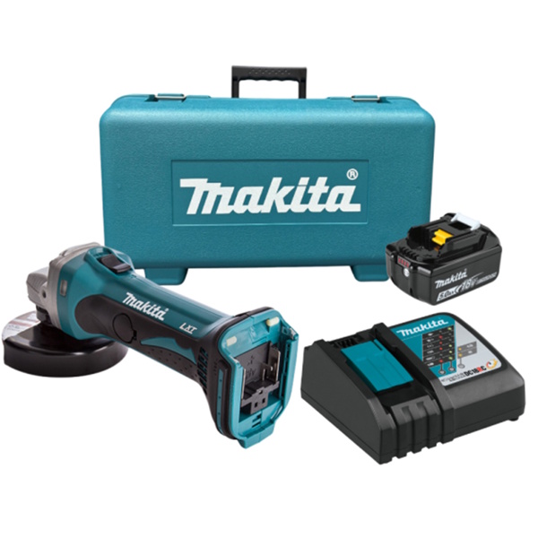 Bộ máy mài góc dùng pin 18V Makita DGA402RT (1 pin 5.0Ah, 1 sạc nhanh)