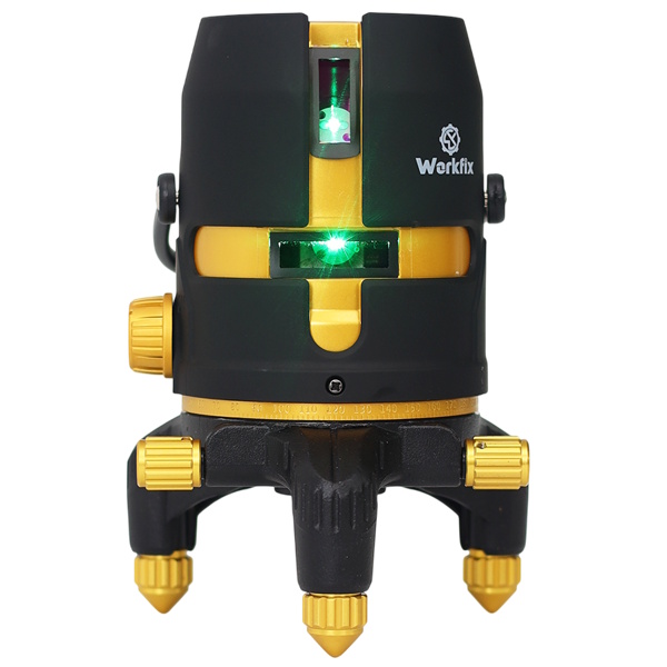 Máy cân bằng Laser 5 tia xanh Workfix WF-LS05PRO (Có điều khiển từ xa)
