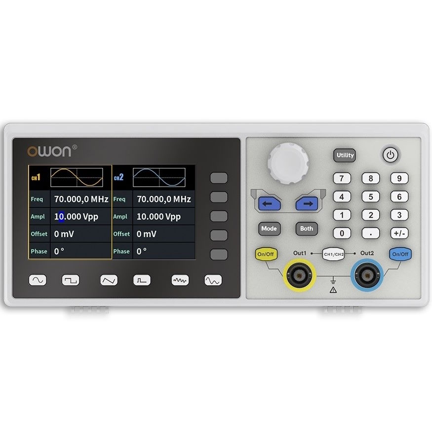 Máy phát xung Owon DGE2035 (2 kênh, 35 MHz)