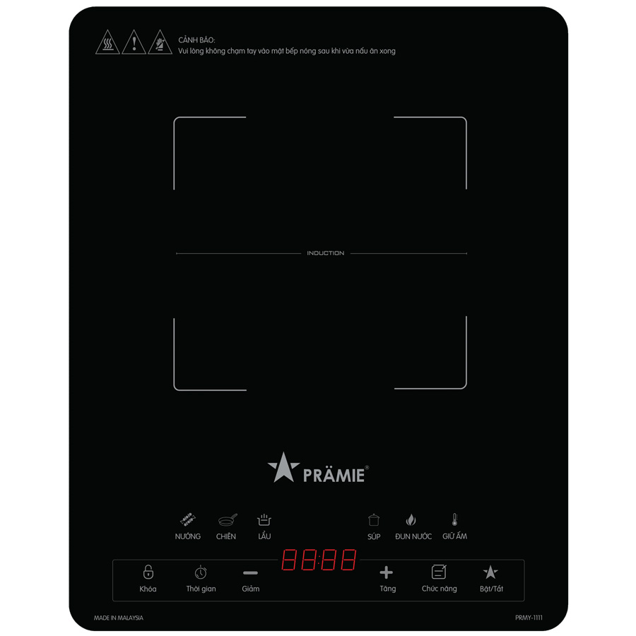 Bếp điện từ đơn Pramie PRMY-1111 (tặng kèm nồi)