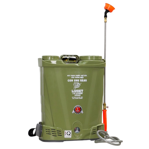 Máy phun thuốc trừ sâu, côn trùng điện Con Ong Vàng Li20KT (1 pin)