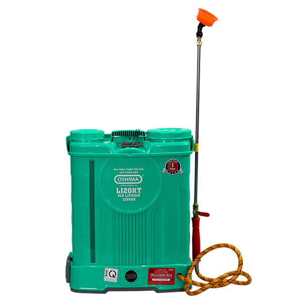 Máy phun thuốc trừ sâu, côn trùng điện Oshima Li20KT (1 pin)