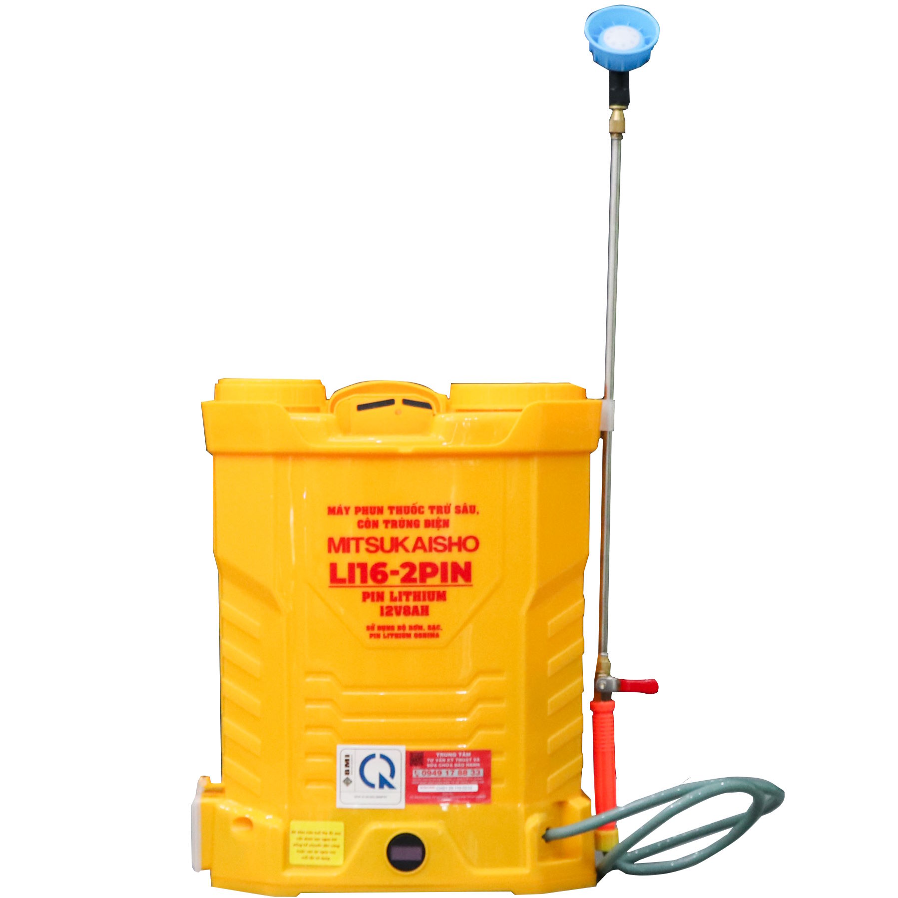 Máy phun thuốc trừ sâu, côn trùng điện Mitsukaisho Li16 (1 pin)