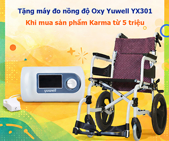 Tặng máy đo nồng độ Oxy Yuwell YX301 khi mua sản phẩm Karma từ 5 triệu
