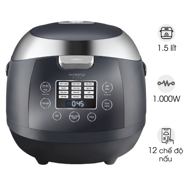 Nồi cơm cao tần lõi inox Kaiyo 1,5L KRC-0634