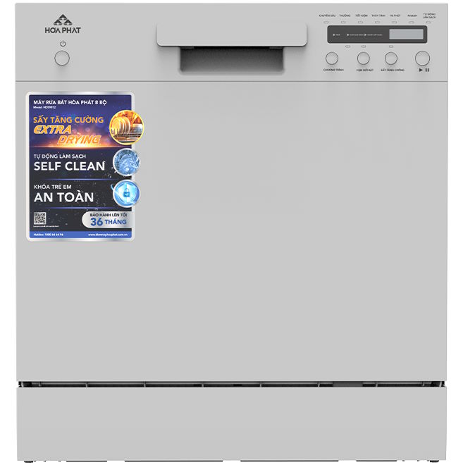Máy rửa bát Hòa Phát 8 bộ HDS9812