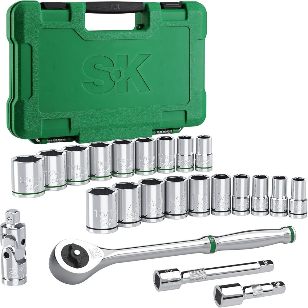 Bộ dụng cụ vặn bu lông 23 chi tiết 1/2inch SK Tools SK01355