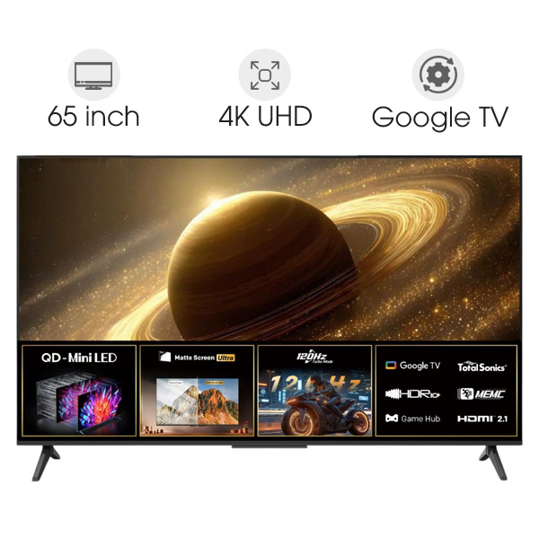 Google Tivi QD-Mini LED Coocaa 4K 65 inch 65V75