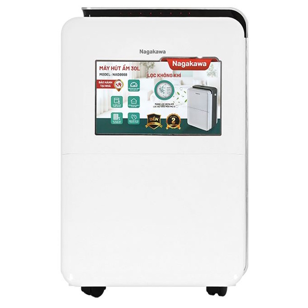 Máy hút ẩm kết hợp lọc không khí Nagakawa NAD8666