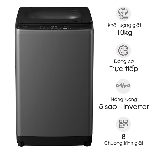 Máy giặt Hitachi Inverter 10kg LTL 10MV00 GG