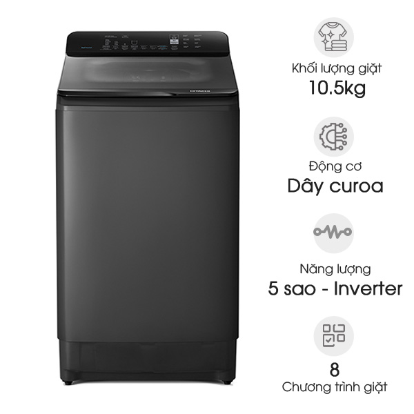Máy giặt Hitachi 10.5kg LTL H0MVW0T GG