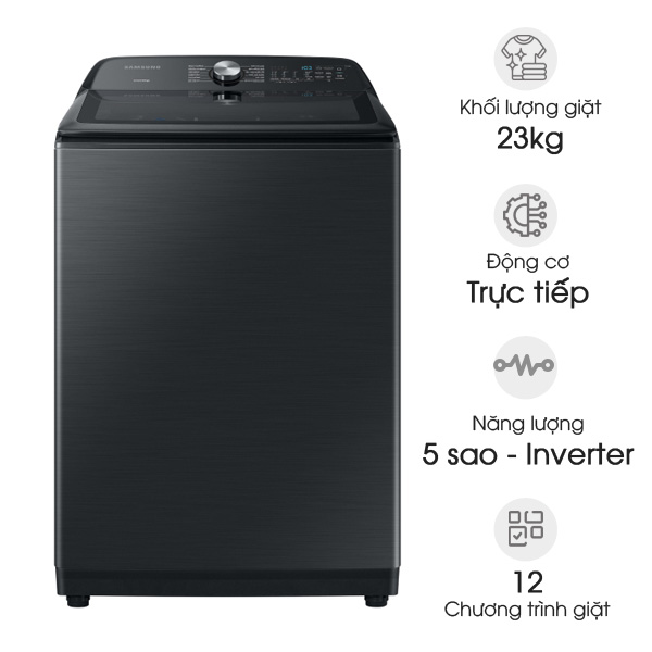 Máy giặt Samsung Inverter 23kg WA23A8377GV/SV