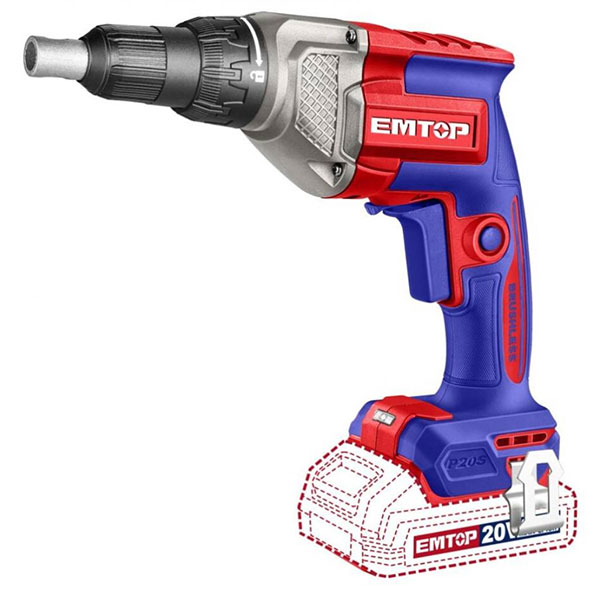 Thân máy bắn vít thạch cao Emtop ECDSL20428 (chưa pin, sạc)
