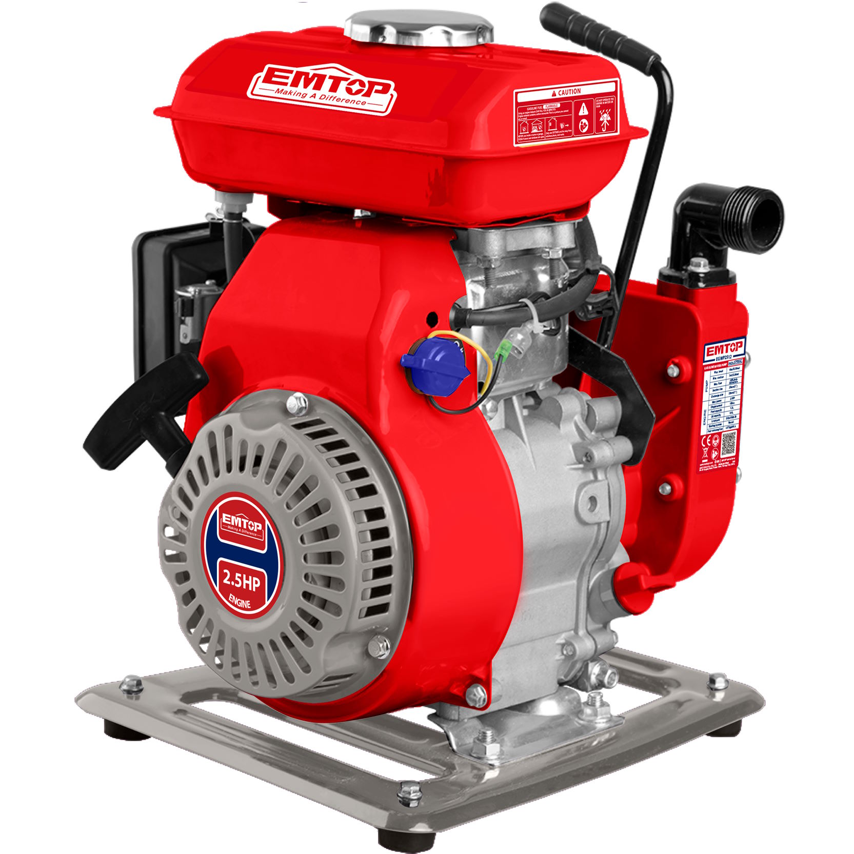 Máy bơm nước dùng xăng Emtop EGWP2512