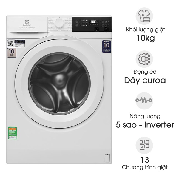 Máy giặt Electrolux UltimateCare 300 Inverter 10kg EWF1024D3WC