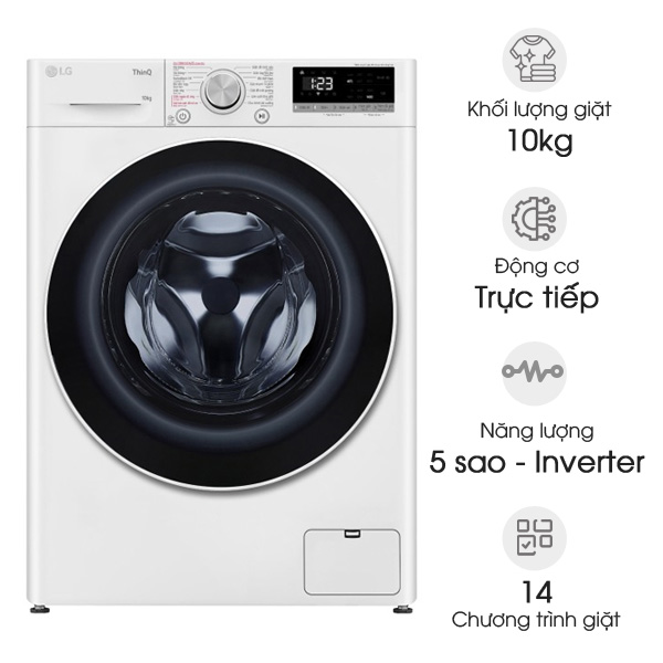 Máy giặt LG AI DD Inverter 10kg FV1410S4W1