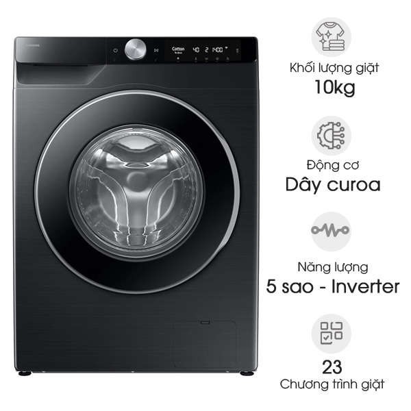 Máy giặt Samsung AI EcoBubble Inverter 10 kg WW10DG6U34LBSV