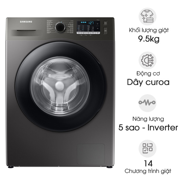 Máy giặt lồng ngang Samsung Inverter 9.5kg WW95TA046AX/SV