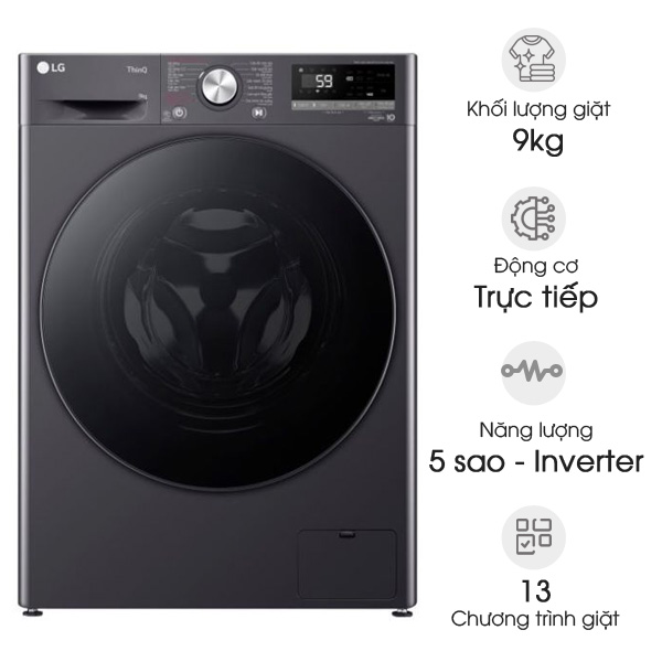 Máy giặt LG Inverter 9kg FV1409S4M1