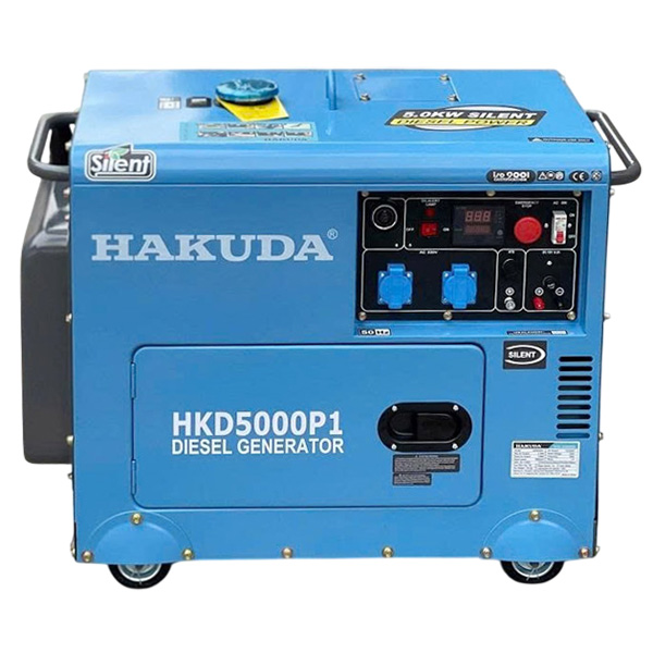 Máy phát điện chạy dầu Hakuda HKD5000P1 - 5KW