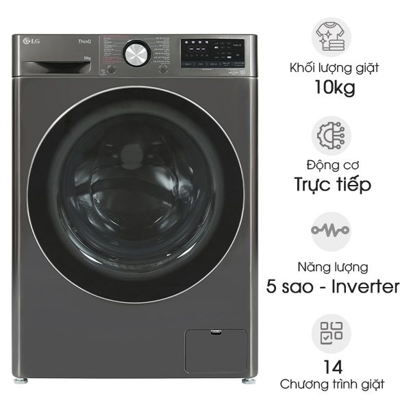 Máy giặt LG AI DD Inverter 10kg FV1410S4B